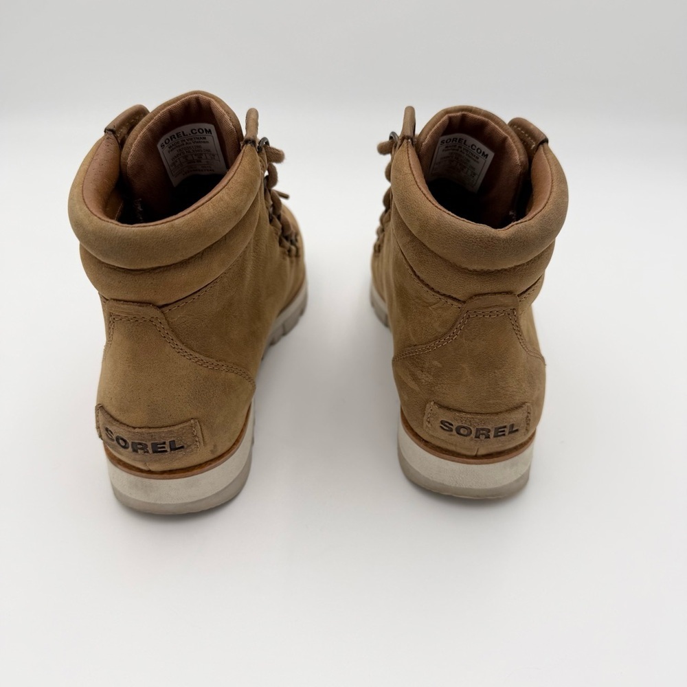 Sorel Harlow Lace Hiker Boot size 7 elk lace up - Picture 4 of 8